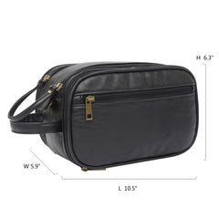 Voyager Leather Wash Bag
